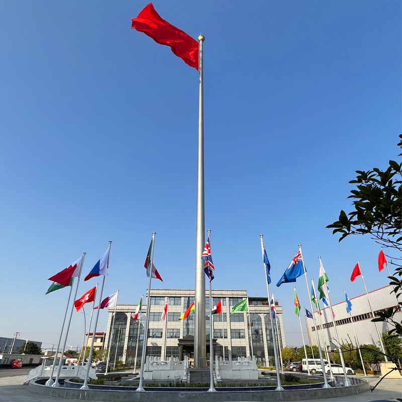 南通工厂56米旗杆