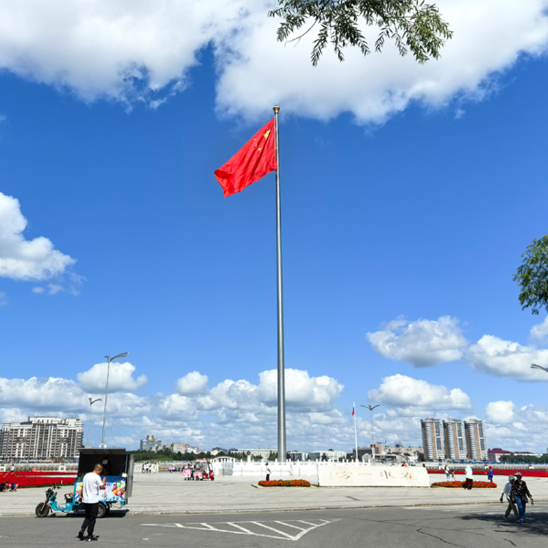 黑河56米旗杆